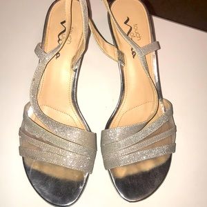 Silver Heels Size 9.5